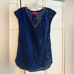 Blue Lily Pulitzer and Target collaboration beach cover up